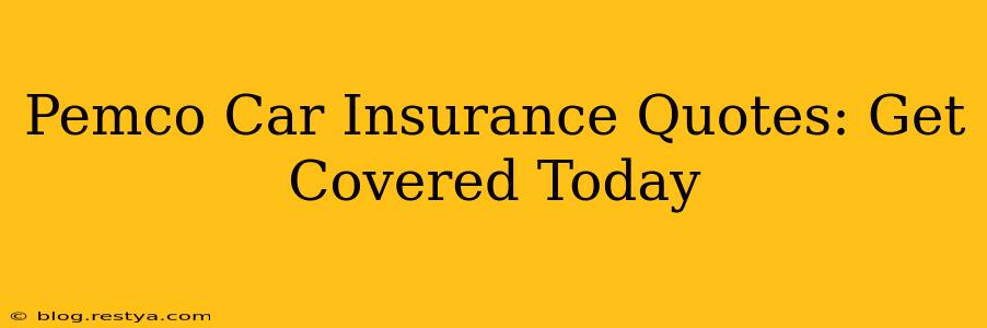 Pemco Car Insurance Quotes: Get Covered Today