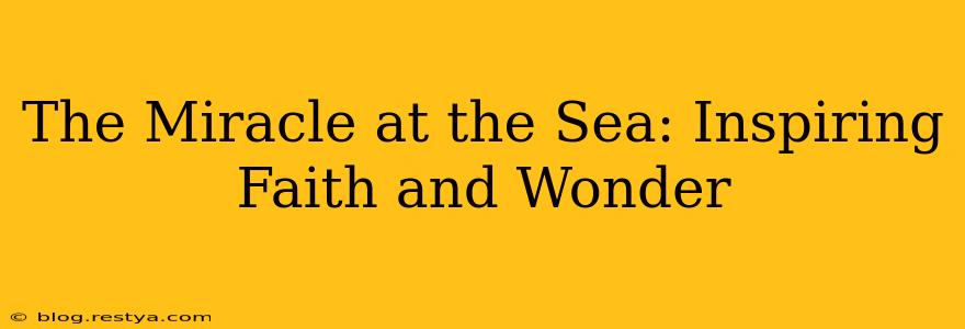 The Miracle at the Sea: Inspiring Faith and Wonder